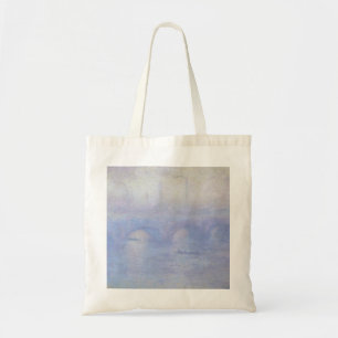 Tote Bag Pont Waterloo, effet Mist par Claude Monet