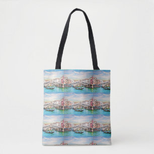 TOTE BAG PONTS DE VENISE ITALIE VÉNÉZIE