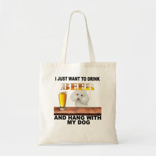 Tote Bag Poodle Dog Life is Good Poodle Make It Better Cute