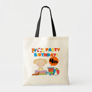 Tote Bag Pool Party 4th Birthday Tshirts et cadeaux
