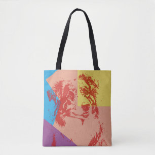 Tote Bag Pop Art Effet Australian Shepherd / Amoureux des c