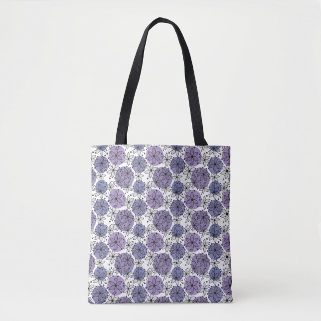 Tote Bag Pop de fleur | FPO-05 | (Devant)
