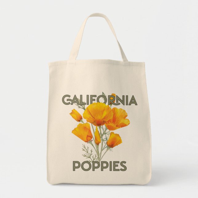 Tote Bag Poppies de Californie (Devant)