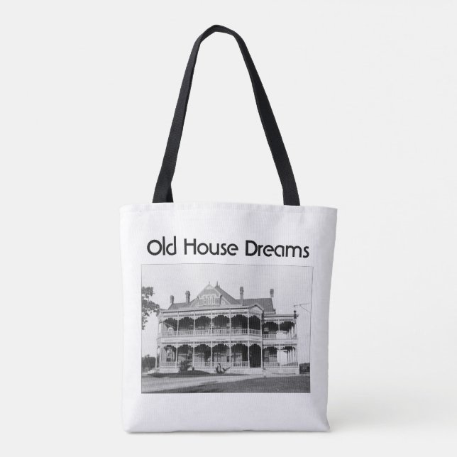 Tote Bag Porche et bâton de pain d'épice victoriens (Dos)