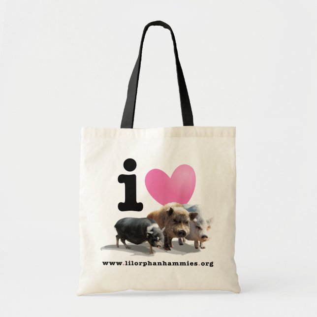 Tote Bag Porcs <3 Fourre-tout de l'économie I (Devant)