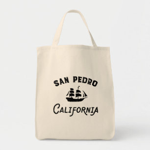 Tote Bag Port de San Pedro la Californie de bateau grand de