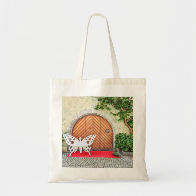 Tote Bag Porte à papillon allemande (Devant)
