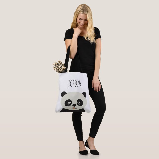 Tote Bag Porte de panda personnalisées (Sur le modèle)