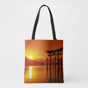 Tote Bag Porte O-Torii, sanctuaire Itsukushima, Miyajima