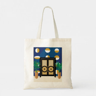 Tote Bag Portes sont mon jambage | Art Déco Bloc de Couleur