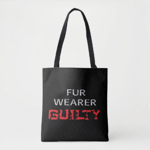 Tote Bag Porteur de fourrure coupable