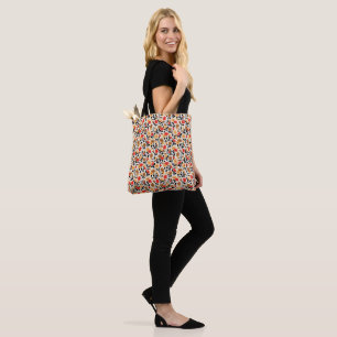 Tote Bag Portez vos rêves avec des feuilles d'art - Floral