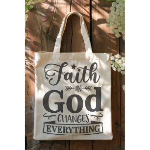 Tote Bag Portez votre foi dans le style : Le Jésus ultime