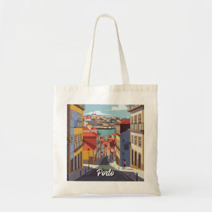 Tote Bag Porto Portugal Voyage Abstrait