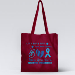 Tote Bag Portons-Nous Bleu Ce Novembre - Sensibilisation au