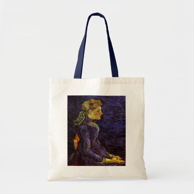 Tote Bag Portrait d'Adeline Ravoux par Vincent van Gogh (Devant)