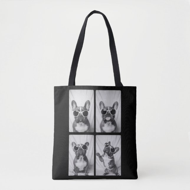 Tote Bag Portrait de French Bulldog (Devant)