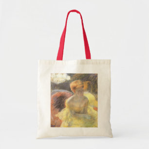 Tote Bag Portrait de Lydia au théâtre par Mary Cassatt