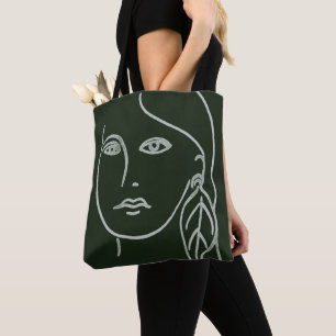 Tote Bag Portrait de malachite