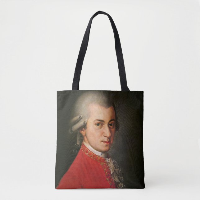 Tote Bag Portrait de Mozart Barbara Krafft de musique (Devant)