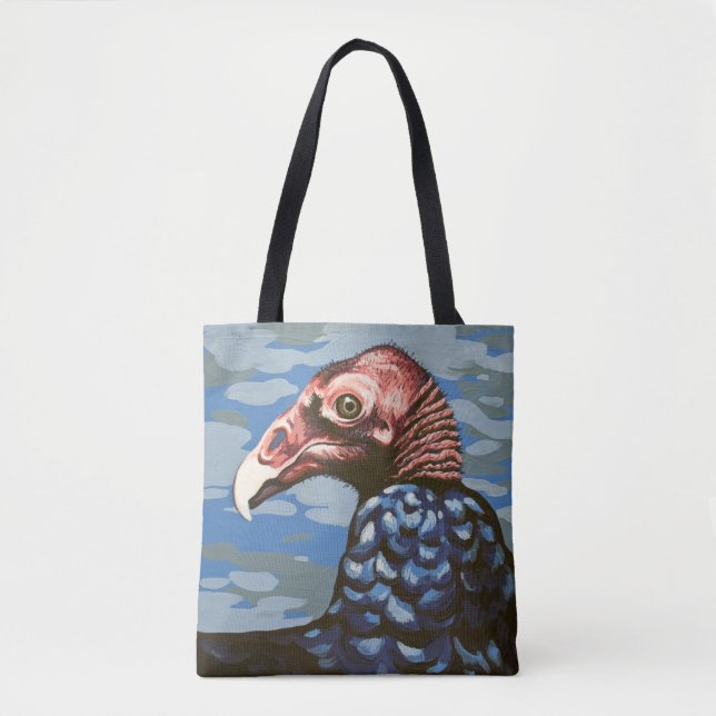 Tote Bag Portrait de vautour de Turquie (Devant)