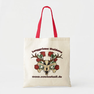 Tote Bag Portrait du sac: Cerf à tête morte