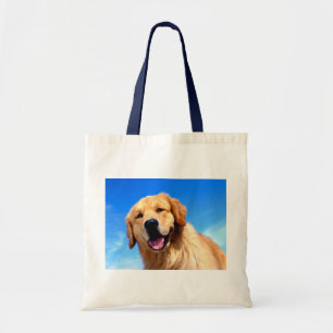 Tote Bag Portrait d'un animal Golden Retriever