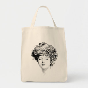 Tote Bag Portrait d'une fille de Gibson, 1900