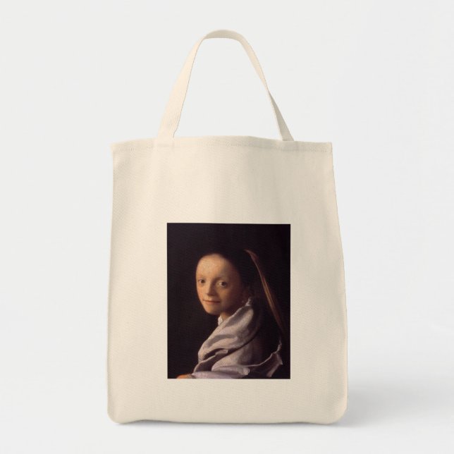 Tote Bag Portrait d'une jeune femme (Devant)