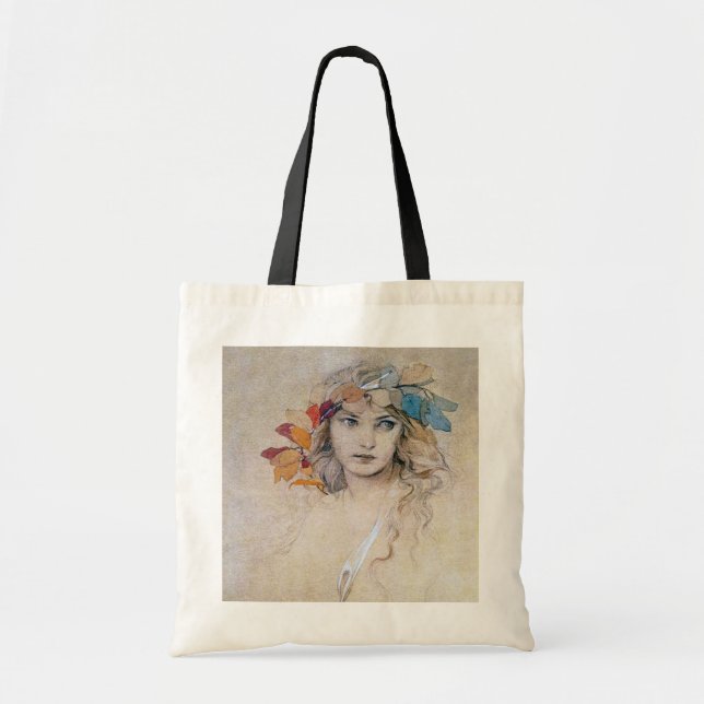Tote Bag Portrait (Étude), Alphonse Mucha (Devant)
