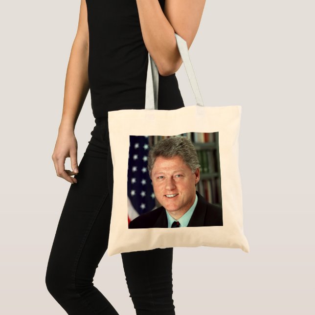 Tote Bag Portrait officiel du président Bill Clinton (Devant (produit))