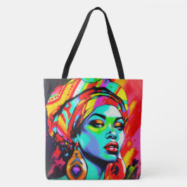 Tote Bag Portrait Pop Art