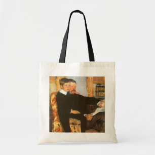 Tote Bag Portrait vintage de père et fils par Mary Cassatt