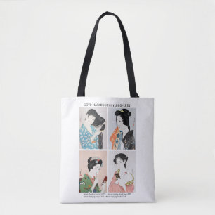 Tote Bag Portraits de femmes japonaises - Goyō Hashiguchi