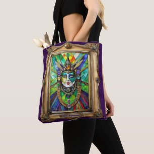 Tote Bag Portraits du Monde de Mardi Gras - La Prêtresse