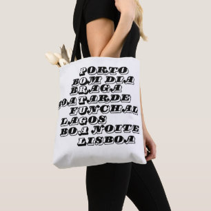 Tote Bag Portugal Shopping Bag Fourre-tout. Bonjour