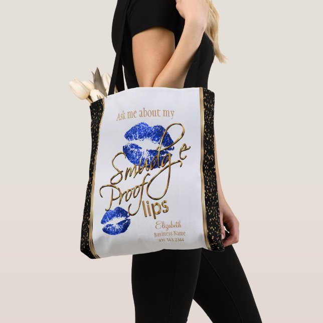 Tote Bag Posez-moi des questions sur mes lèvres d'épreuve d (De près)