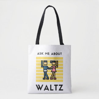 Tote Bag Posez-moi la question de valse