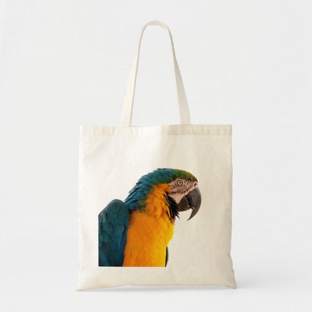 Tote Bag Post-it Notes perroquet (Devant)