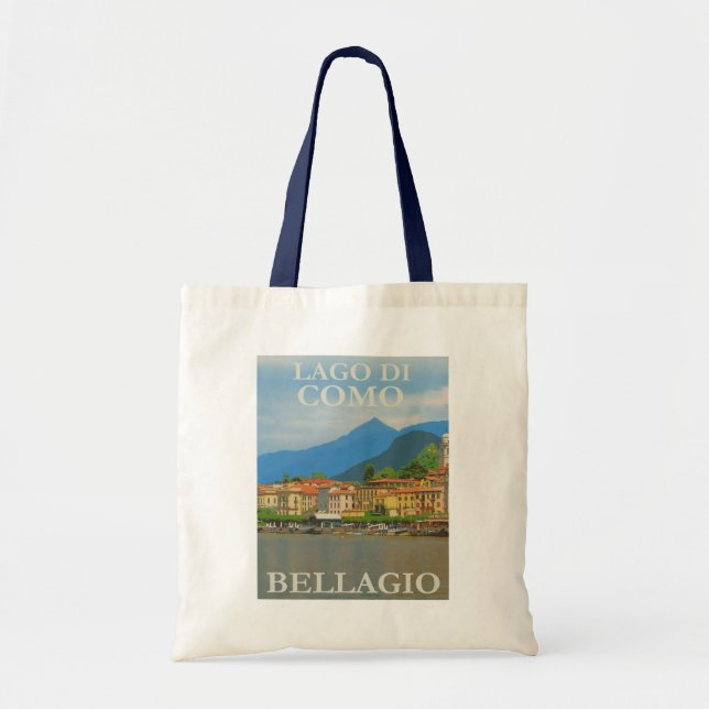 Tote Bag Poster Bellagio Italie (Devant)