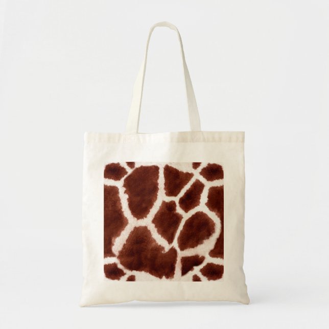 Tote Bag Poster de animal Motif Giraffe (Devant)