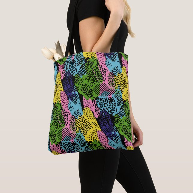 Tote Bag Poster de animal Pastel Safari (De près)