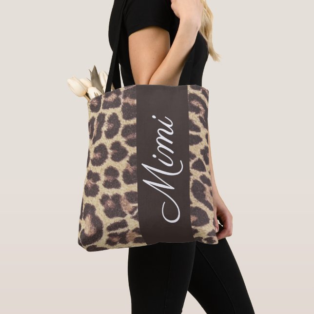 Tote Bag Poster de animal personnalisé (De près)