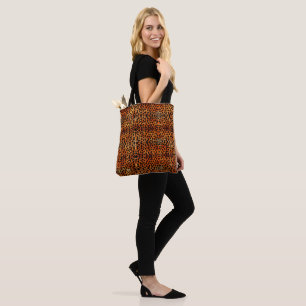 Tote Bag Poster de animal Vintage de Grunge Cheetah en dét