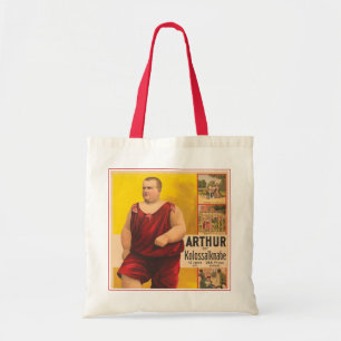 Tote Bag Poster De Cirque vintage D'Arthur Le Colossal Enfa