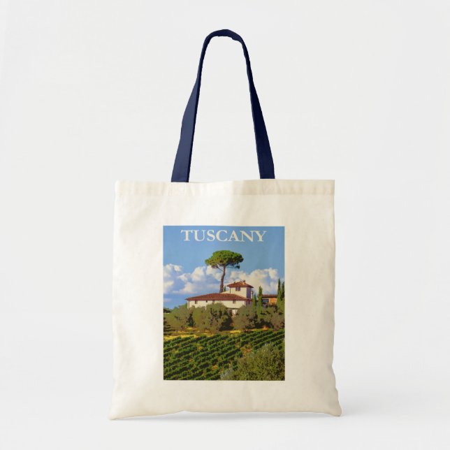Tote Bag Poster de Tuscany Italy (Devant)