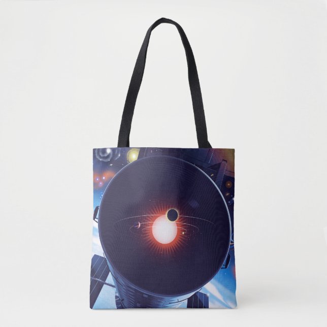 Tote Bag Poster du télescope spatial Hubble. (Devant)