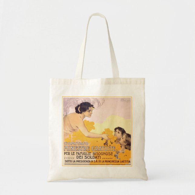 Tote Bag Poster italien vintage 1917 (Devant)