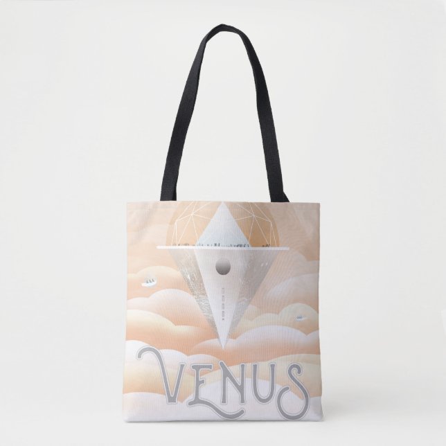 Tote Bag Poster-Observatoire Rétro Dans Le Système Solaire (Devant)