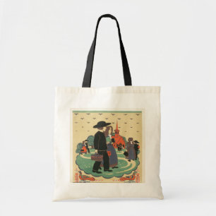 Tote Bag Poster Vintage voyage faisant la promotion de la P